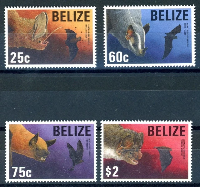 Belize 1125-1128 postfrisch Fledermäuse #HC431
