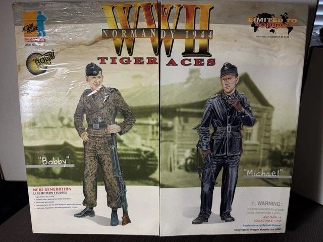 1/6 DRAGON WWII Normandy 1944 Tiger Aces Bobby & Michael Action