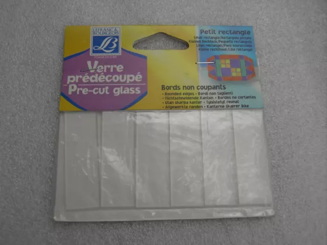 Lefranc&Bourgeois Verre Predecoupe Pre-Cut Glass Small Rectangle