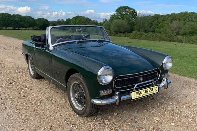 Austin Healey Sprite Self Drive Hire Wedding Prom Car Rental Wiltshire Hampshire