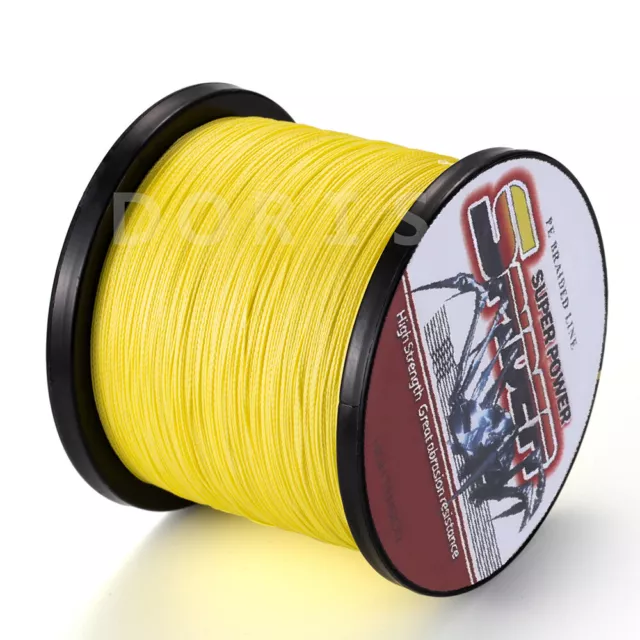 DORISEA EXTREME BRAIDED 100m~2000m Yellow&Red Mixed Spot Pe Braided Fishing  Line $9.89 - PicClick AU