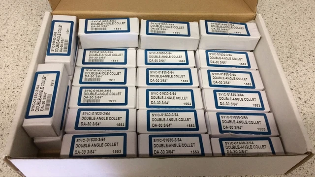 SYIC,  SYIC-01630-3/64, DA-30 3/64" Double Angle Collets * lot of 25