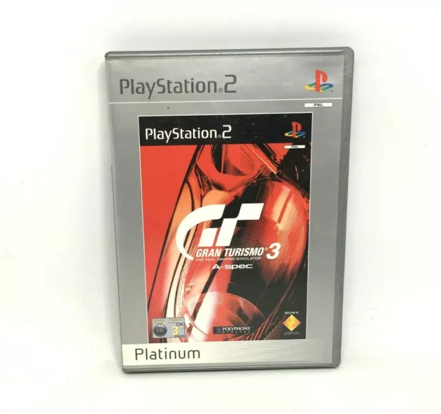 Gran Turismo 3: A-Spec (Sony PlayStation 2,) - Complete with Manual