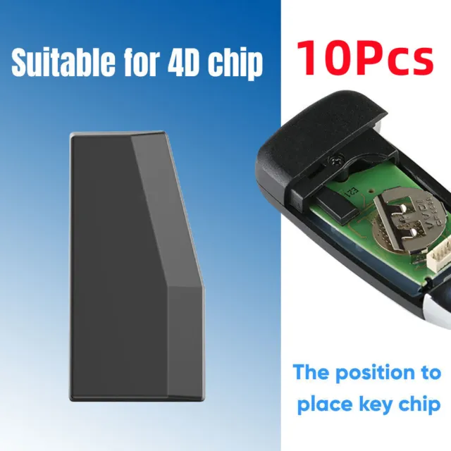 10x 4D 4C Copy Chip Transponder for XHORSE VVDI Key Tool USA Ship