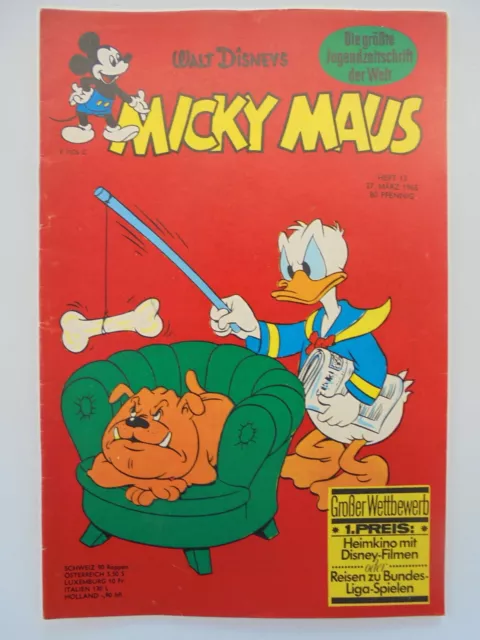 MICKY MAUS - Heft Nr. 13  von 1965 - Walt Disneys, Comic / Z. 1-2