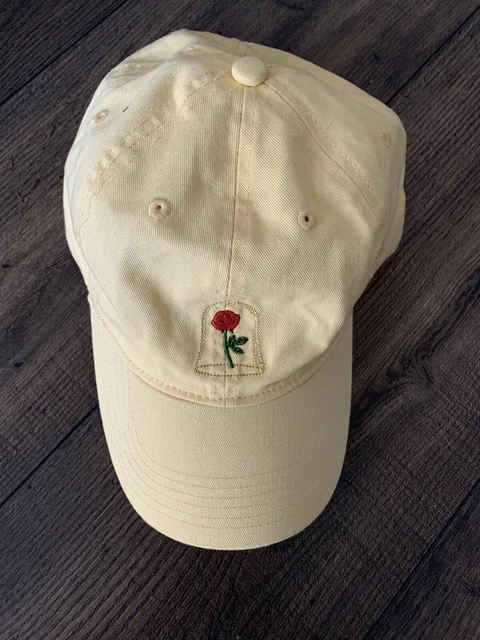 Disney Parks Yellow Adjustable Baseball Cap Hat Size Adult Beauty & The Beast