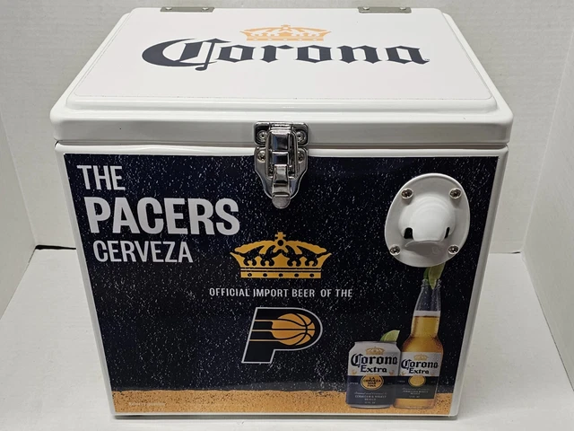 Vintage Corona Extra/Indiana Pacers NBA Metal Cooler
