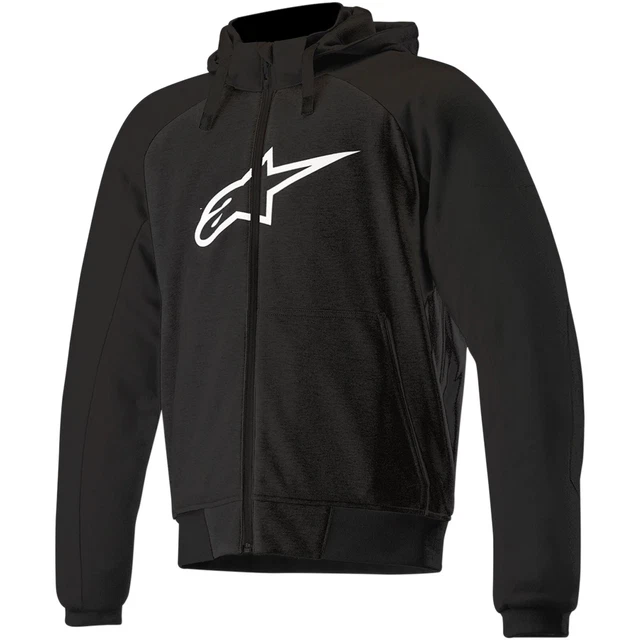 Alpinestars Chrome Sport Size L Men's Motorcycle Hoodie Black