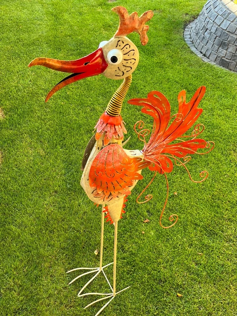 Gartenfigur Vogel Gro