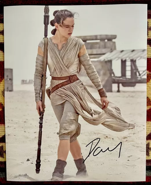 🔆SALE🔆 Daisy Ridley “Star Wars” Handsigned Autographed 10”x 8” Photo W/COA