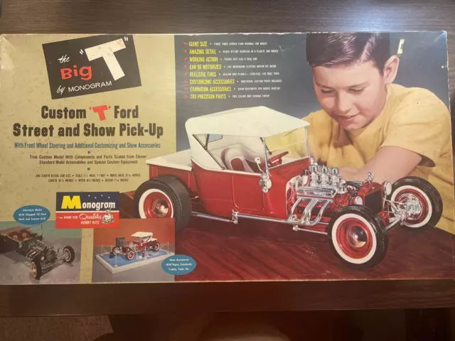 Monogram 1/24 Scale Model Kit PC92-170 Little T Street and Show Hot Rod  Partial