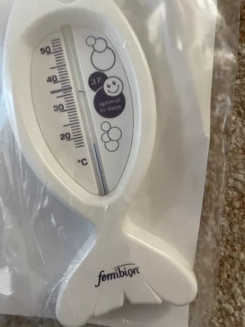 Femibion Baby Thermometer 25x Stück Neu Badethermometer Fisch 3