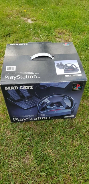 Volant Course Mad Catz PS1 – Avec Pédalier, Sony PlayStation 1, Filaire, Fonctionnel