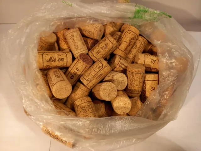 Lot de 100 bouchons de vin en liège, occasion, bon état, 5 lots disponibles