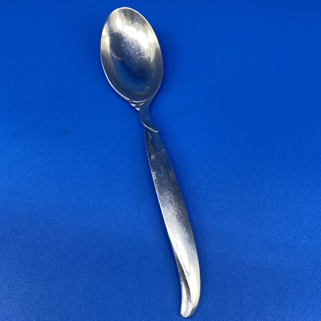 1847 Rogers Brothers IS Dinner Solid Serving Spoon Flair Silverplate 8.5” 1956