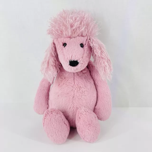 Jellycat Bashful Poodle Plush Pink Puppy Dog Floppy Lovey Doll PLAY WEAR READ