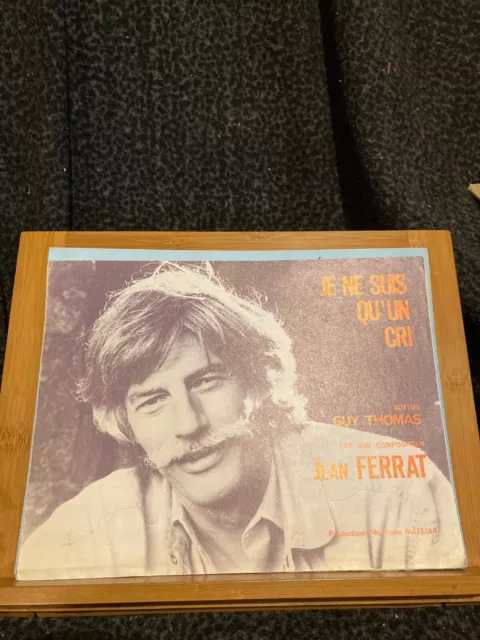 Jean Ferrat Je ne suis qu'un cri partition chant piano ed. Alleluia