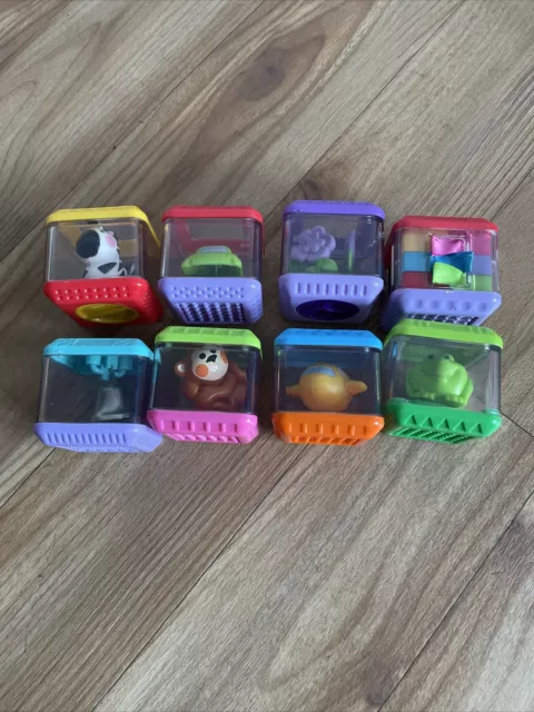 Fisher price cubes sales peek a blocks