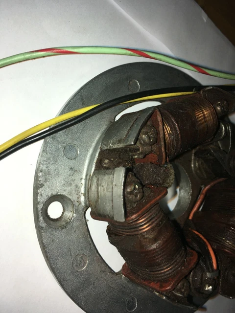 Yamaha DT175/TY175 nuovi punti, reedcage usato OEM, attuatore frizione & statore