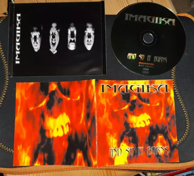 CD: IMAGIKA : And So It Burns (Thrash/Power METAL/Kreator/Slayer/Sodom) GER 2000