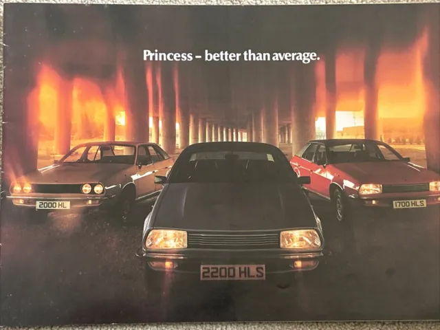 The Austin Princess Car Info Sales Brochure Frameable From 1979