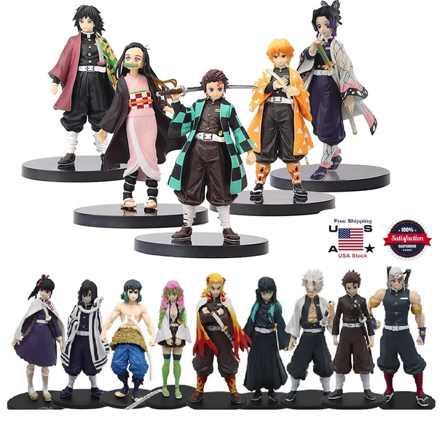 Demon Slayer Kimetsu no Yaiba Kamado Tanjirou Action Figure Decor Kids Toy Gifts