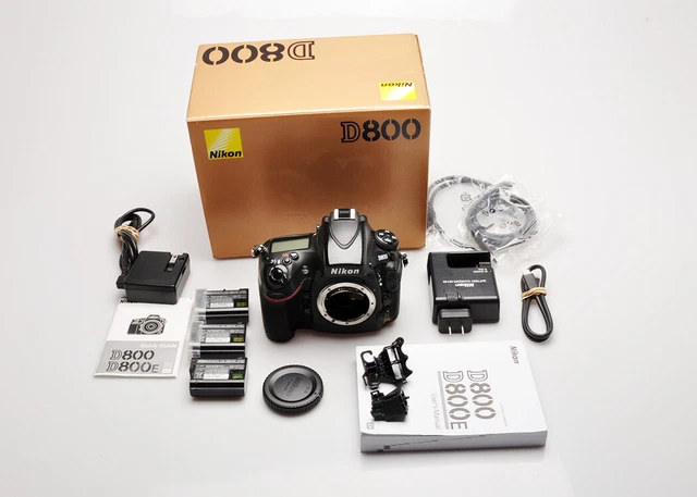 Nikon D800 36.3 MP Digital SLR Camera - Black (Body Only)