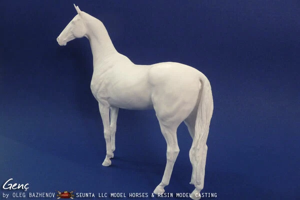 Gench 1:9 SCALE UNPAINTED artist resin Akhal-Teke stallion, GENCH £140.55 ...