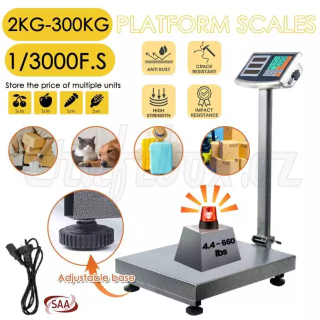 Digital Platform Scales 150KG Electronic Postal Shop Floor Scale Accurate