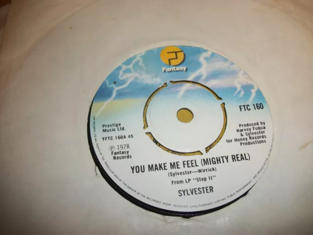 Sylvester- You Make Me Feel Mighty Real Vinyl 7" 45Rpm P