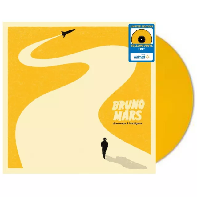 Bruno Mars Doo-Wops & Hooligans Vinyl New! Limited Yellow Lp! Grenade Marry You