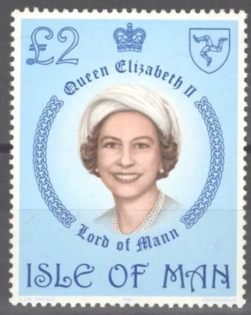 Isle of Man 200 MNH Queen Elizabeth II, Lord of Mann, Royalty ZAYIX 041322SM39M