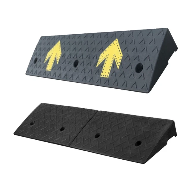 Rampe de bordure en caoutchouc portable, coussin triangulaire d'escalade léger,