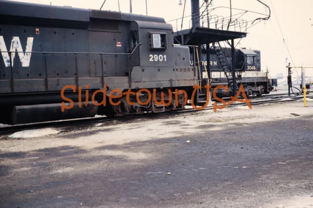 Vtg 1980's Original Photo Train Slide 2901 Engine NW Norfolk & Western X2N052
