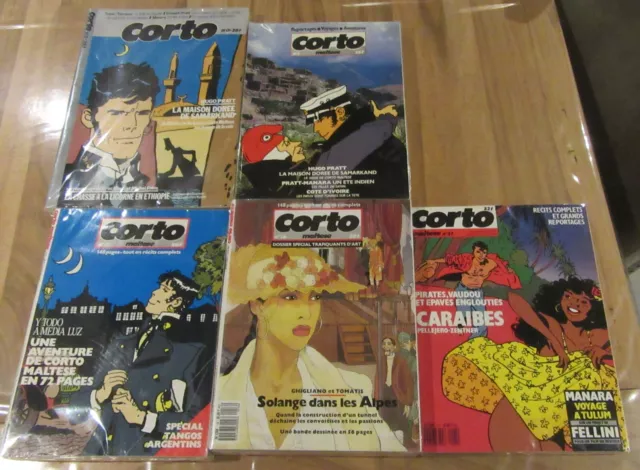 Corto Maltese Collection Complete Des 22 Numeros De Corto Magazine Ttbe