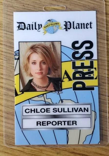Superman Smallville ID Badge-Chloe Sullivan Daily Planet Reporter cosplay