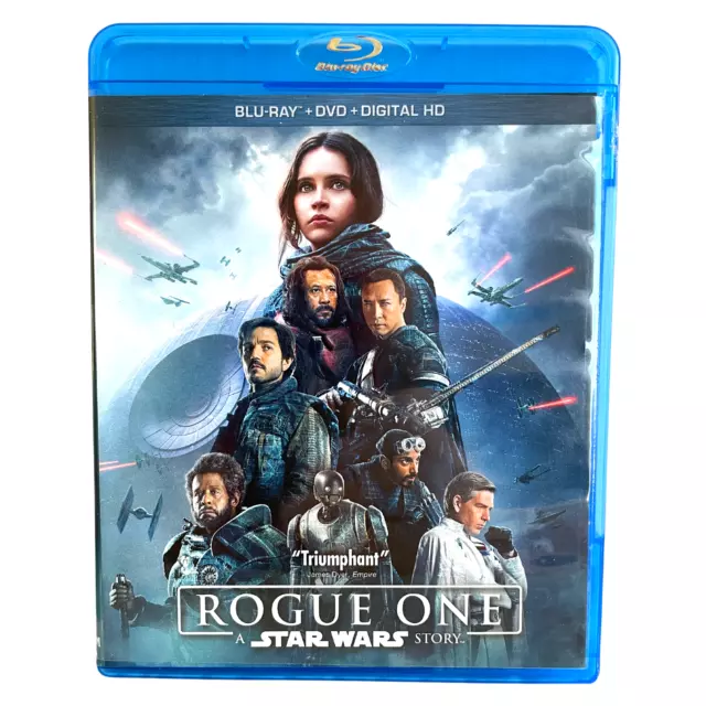 Rogue One A Star Wars Story (Blu-ray, 2016) Felicity Jones Good Condition!!!