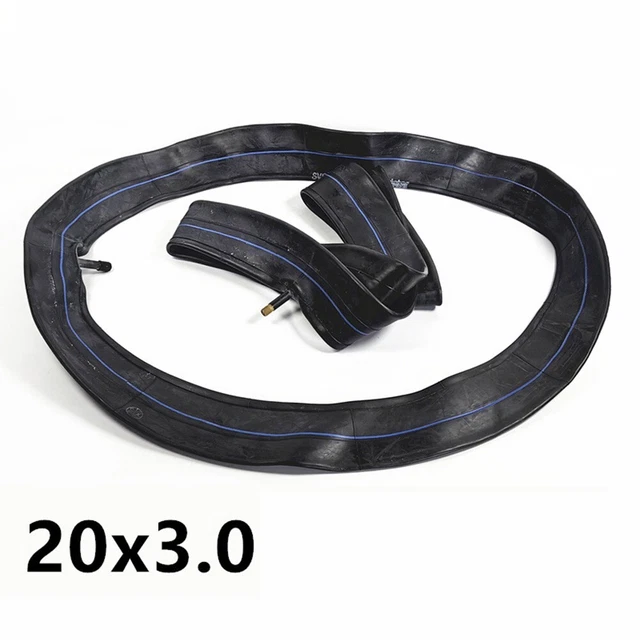 1PZ 2 Camere D'Aria Per Bici 20x3.0/3.50 – 47-559 Con Leve, Per Fat Bike E Mountain Bike