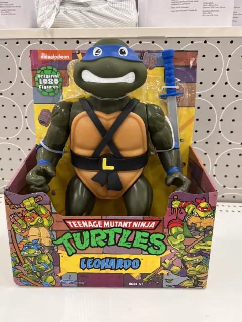 TEENAGE MUTANT NINJA TURTLES Giant LEONARDO Original 1989 figure New Release!!!