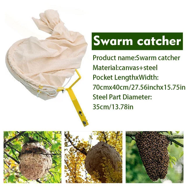 Bee Swarming Catcher Bag Storage Case Beekeeper Tool Honeybee Cage U6O1