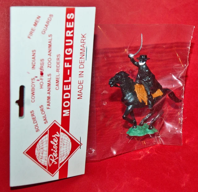 REISLER ZORRO REITER COWBOYS PLASTIK FIGUREN 70er-90er teils BEMALT ...