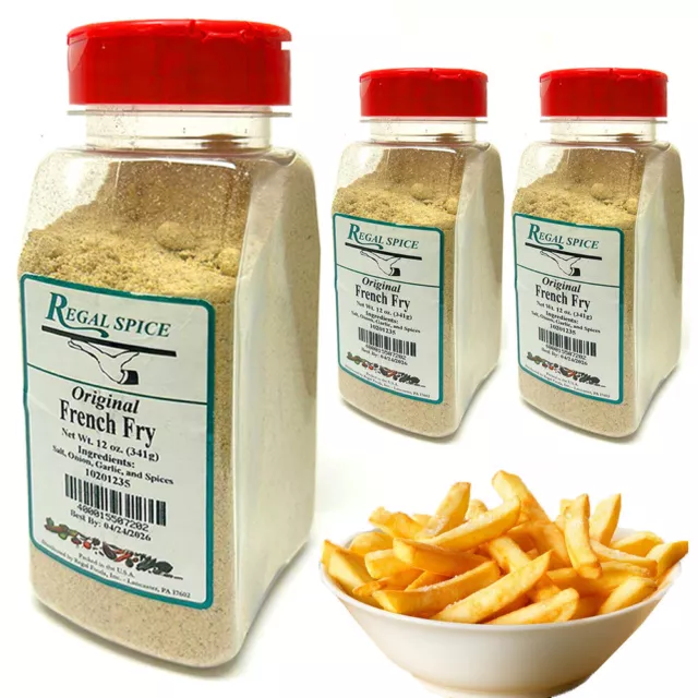 2 Spice Supreme French Fry Seasoning 6.5oz Seasoned Fries Dry Rub