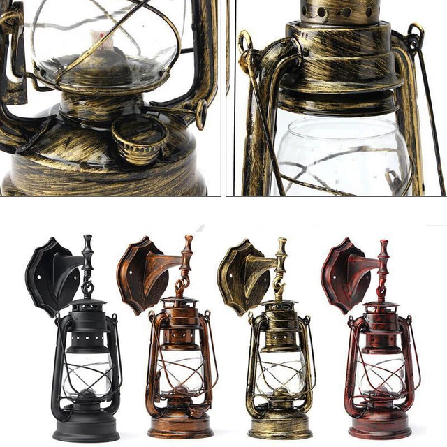 Retro Antik Vintage Exterior Laterne Lampe Wandleuchte Leuchte Haus Dekoration