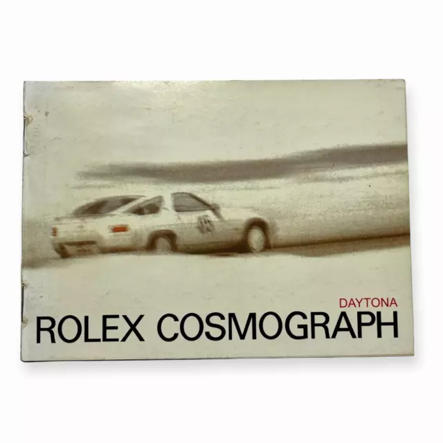 .Vintage 1984 Rolex Cosmograph Daytona Instruction Booklet 6263 6265 English