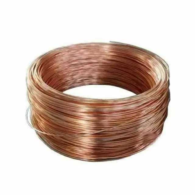 Alambre de cobre suave redondo desnudo sin recubrimiento diámetro 0,1 a 2 mm de longitud 5 a 55 m