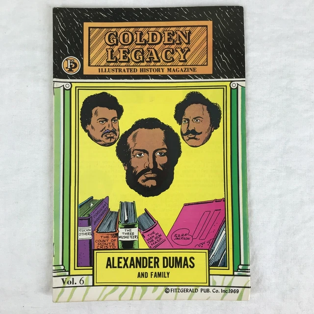 Rare 1969 Golden Legacy Vol 6 - Illustrated Black History Magazine Comic Book