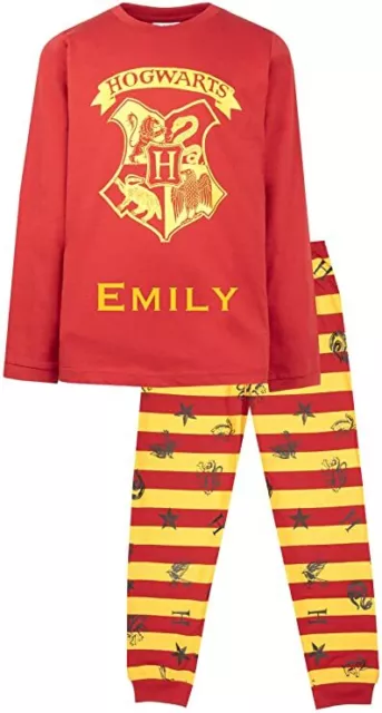 Pigiama Harry Potter personalizzato per bambini - Pigiama a maniche lunghe - 100% cotone