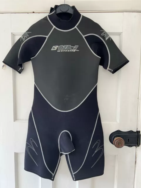 Wetsuit Teenager Tiki Xrated 3mm Shorty Neoprene Back Zip Surfing Suit Summer