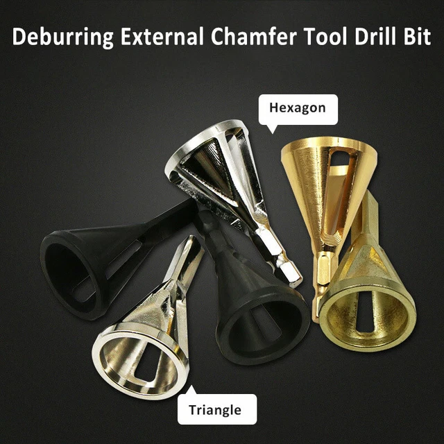 Stainless Steel Deburring External Chamfer Burr Removal Tool Drill Bit Hand Tool