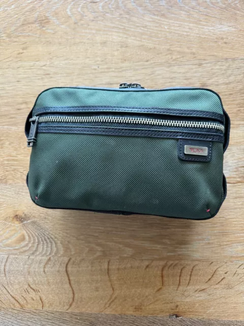 Tumi Alpha Bravo Toiletry Bag Travel Kit Green